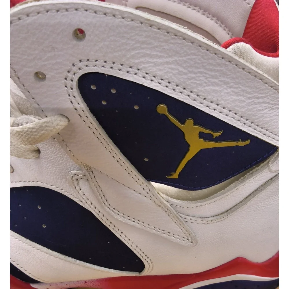 Nike Air Jordan 7 Retro Tinker Alternate Mens US 13 Used Red White & Blue #W5208